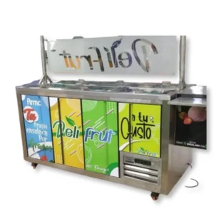 Barra de Trabajo Refrigerada - Frente: 1.30m